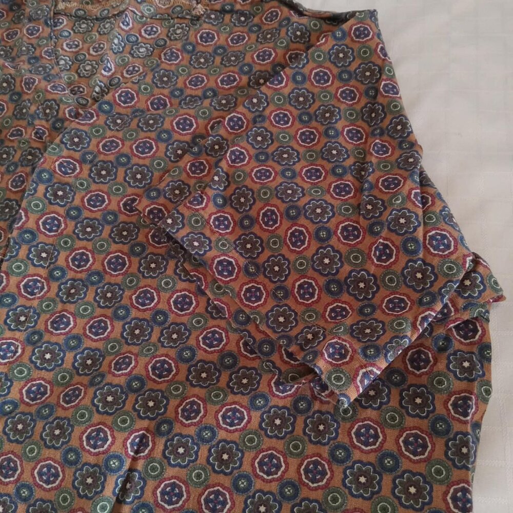 Vintage 1980's short pajamas made in Quebec, very well preserved, no buttons